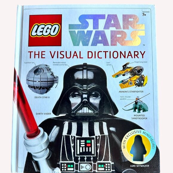 Lego Star Wars Visual Dictionary Hardcover Book Minifigure NOT Included - Picture 1 of 16